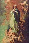 Bartolome Esteban Murillo Erscheinung der unbefleckten Maria oil painting